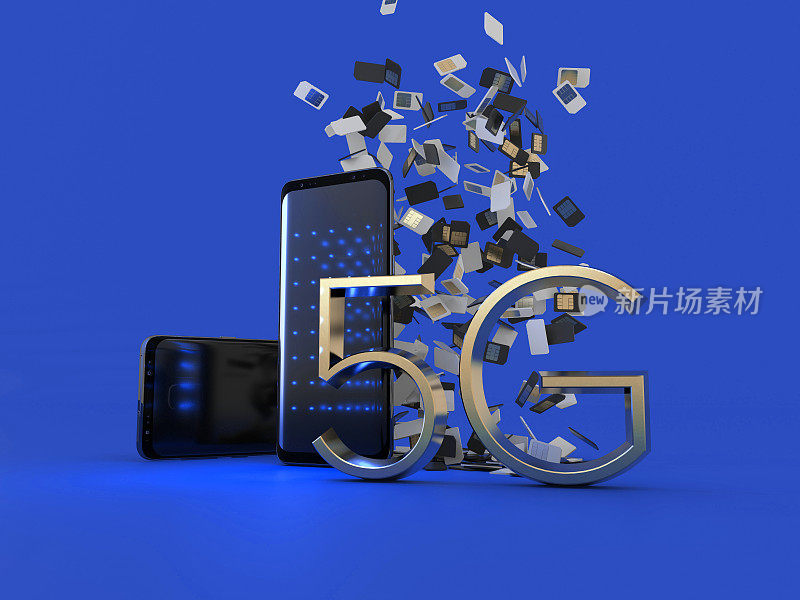 5G wifi技术数字概念